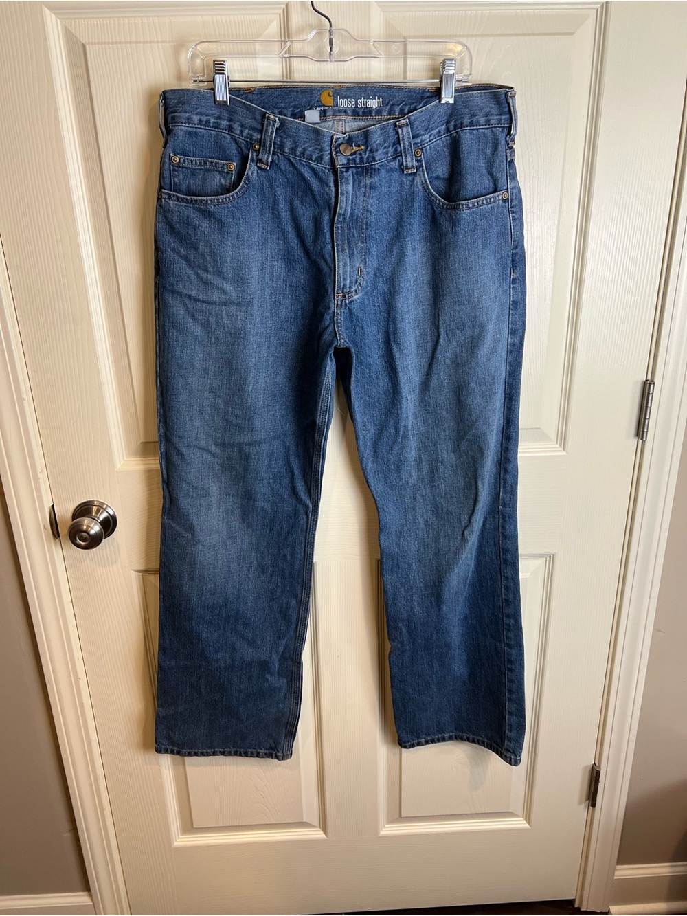 Carhartt Loose Straight Blue Men's Jeans 34 x 30